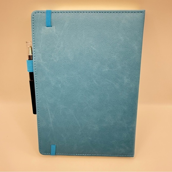 Tree of Life Synthetic Leather Notebooks w/Pens Hard Cover College Ruled 8x6 - Picture 2 of 12
